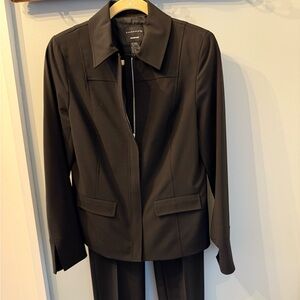 Black Two-Piece Suit Set